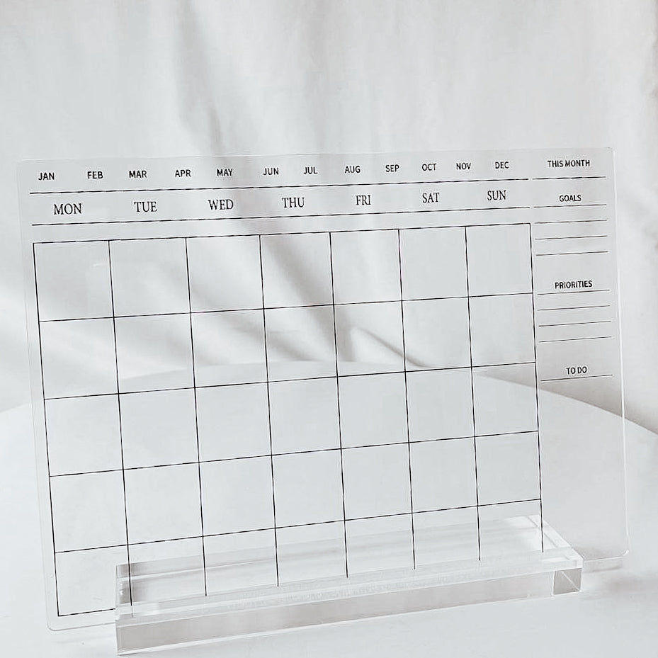 Acrylic Desk Calendar