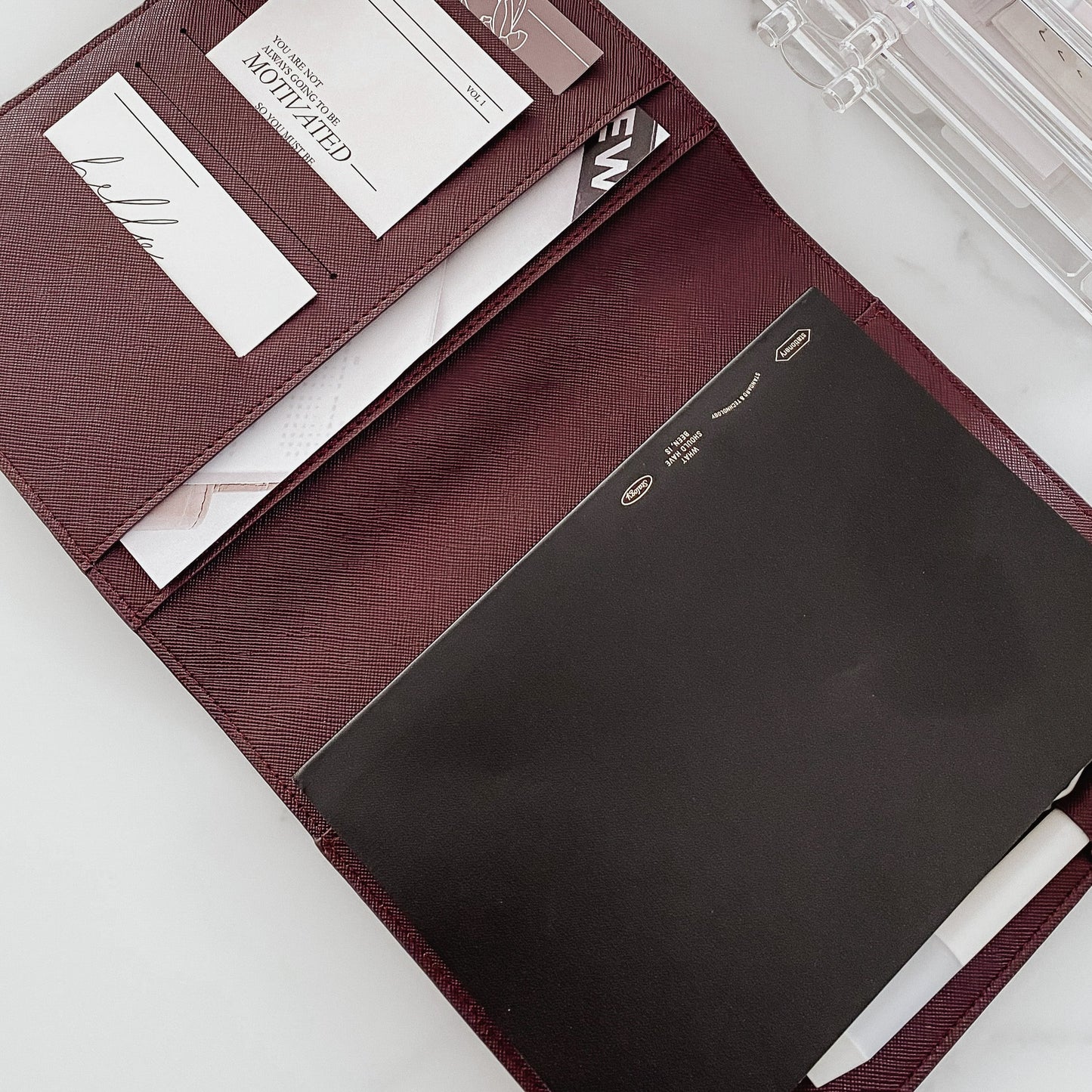 VEGAN LEATHER FOLIO | MINI